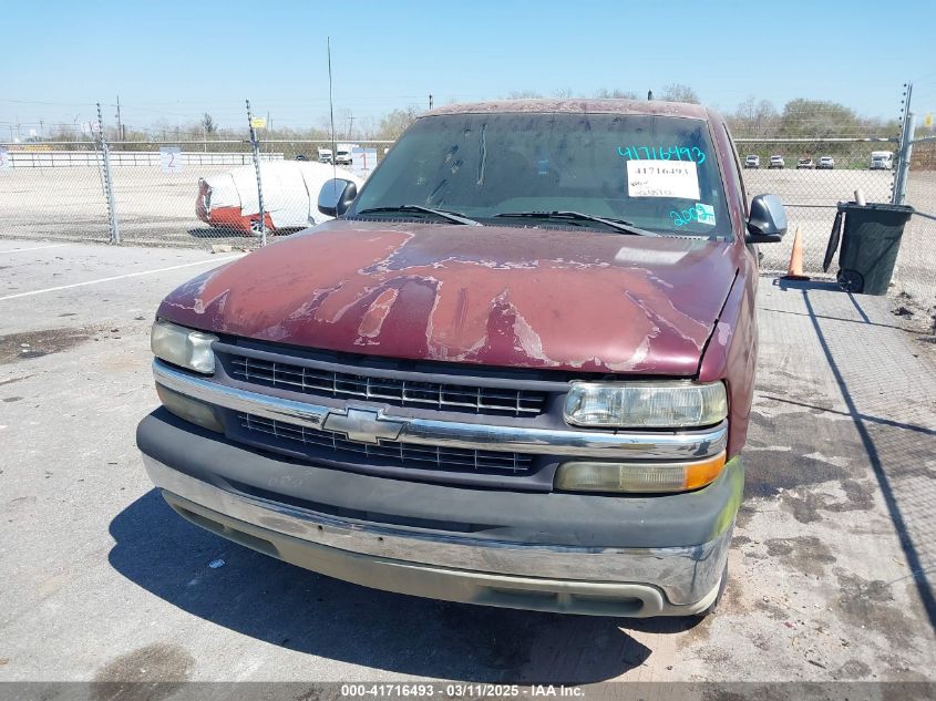 2002 Chevrolet Silverado 1500 Ls VIN: 2GCEC19V721141608 Lot: 41716493