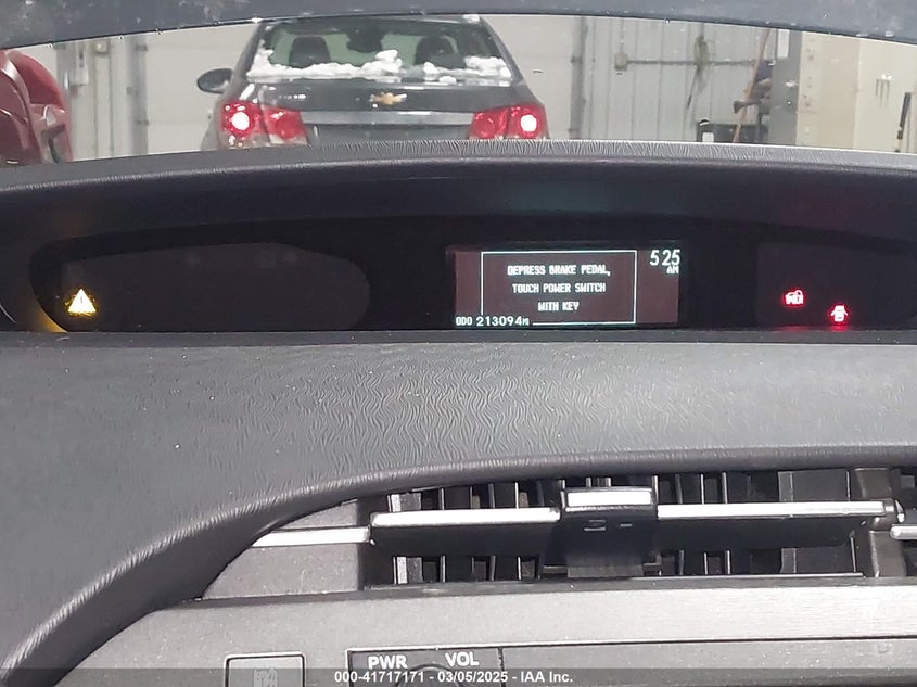 2012 TOYOTA PRIUS VIN: JTDKN3DU2C1511491