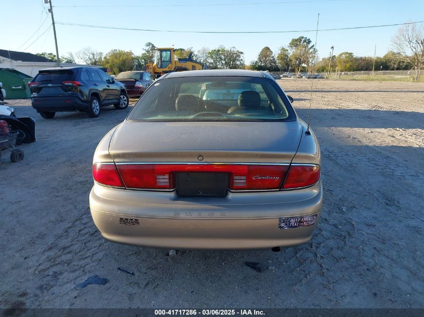 2003 Buick Century VIN: GG4WS52J531155344 Lot: 41717286