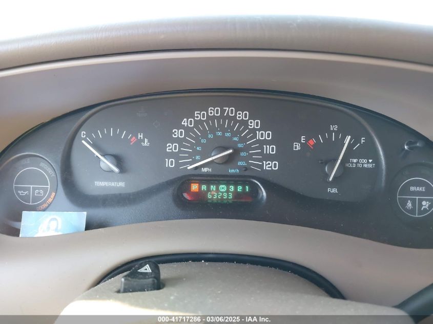 2003 Buick Century VIN: GG4WS52J531155344 Lot: 41717286