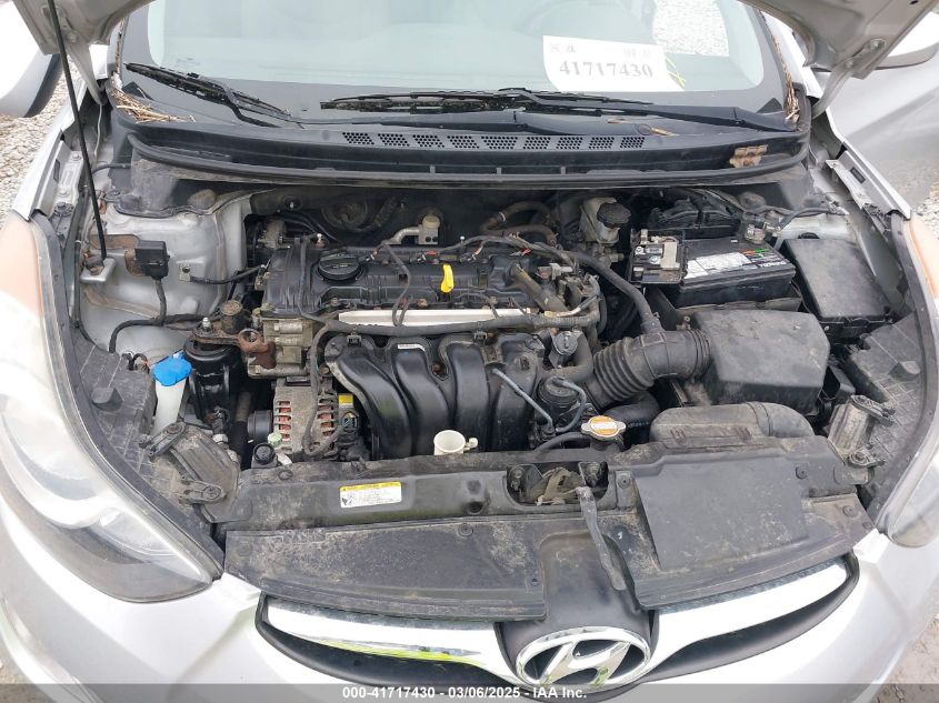 2013 Hyundai Elantra Gls VIN: 5NPDH4AE7DH185264 Lot: 41717430