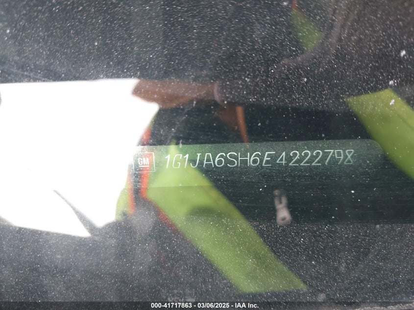 2014 CHEVROLET SONIC LS AUTO - 1G1JA6SH6E4222798