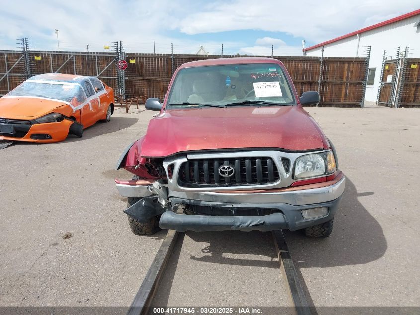 2003 Toyota Tacoma VIN: 5TEWM72N13Z198768 Lot: 41717945