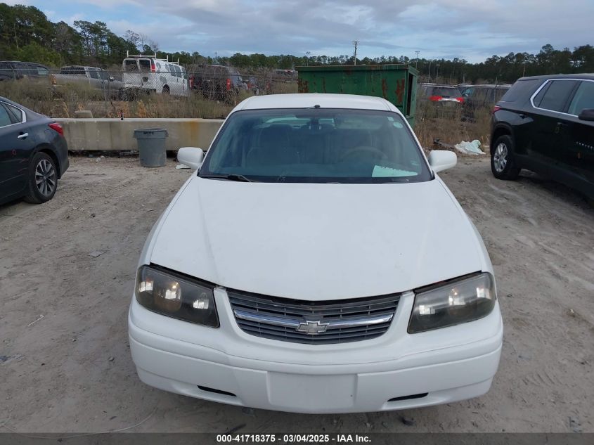 2005 Chevrolet Impala VIN: 2G1WF52E459386507 Lot: 41718375