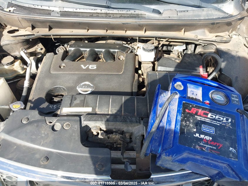 2012 Nissan Murano Sl VIN: JN8AZ1MW0CW201952 Lot: 41718505