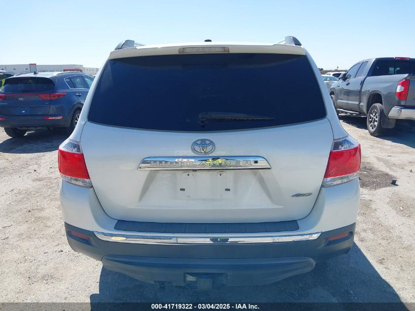 2013 Toyota Highlander Limited V6 VIN: 5TDDK3EHXDS176942 Lot: 41719322