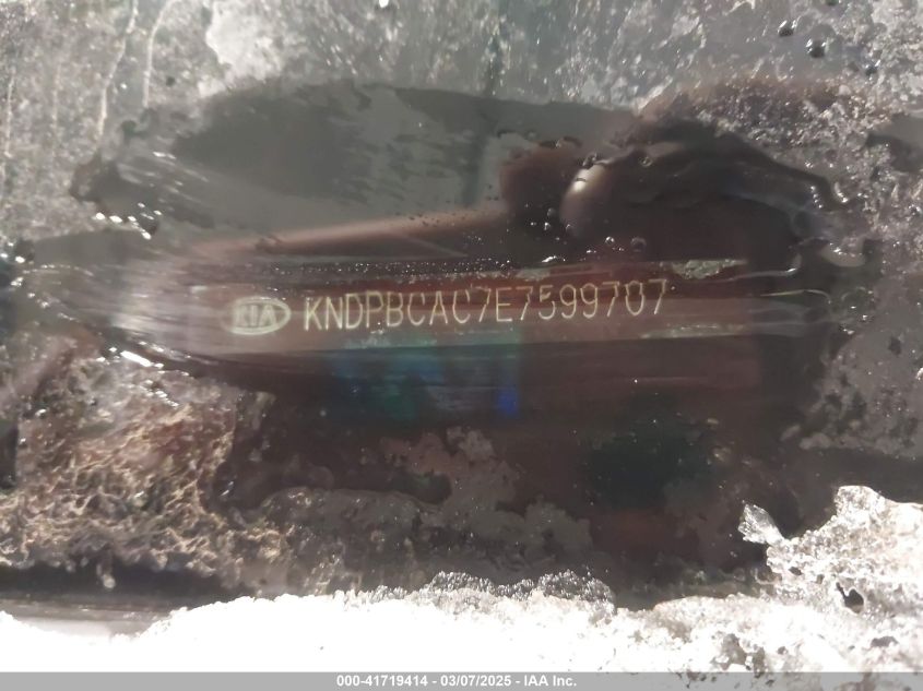 2014 Kia Sportage Lx VIN: KNDPBCAC7E7599707 Lot: 41719414