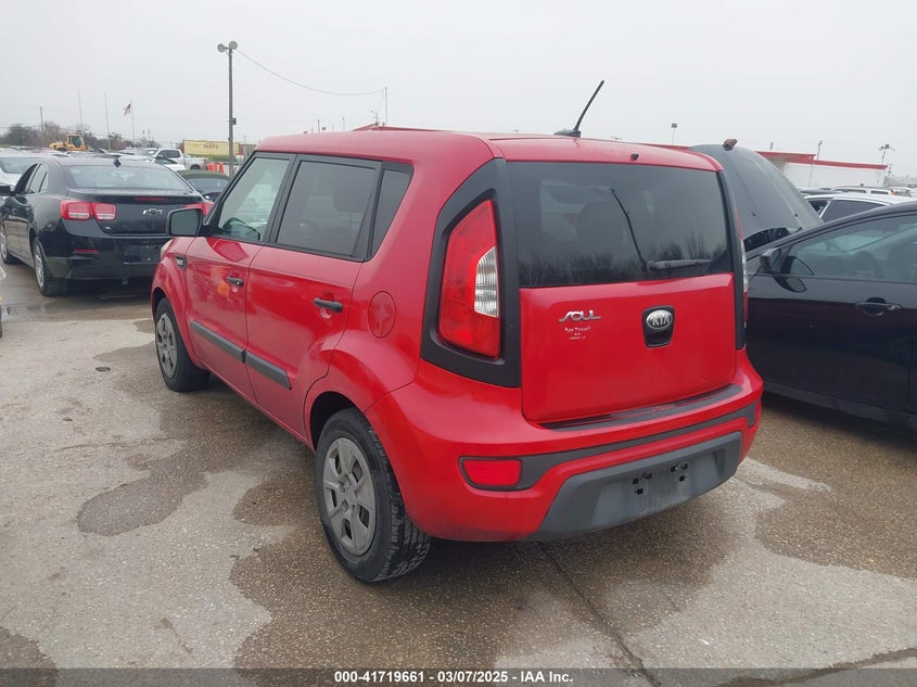 2013 KIA SOUL VIN: KNDJT2A52D7607094