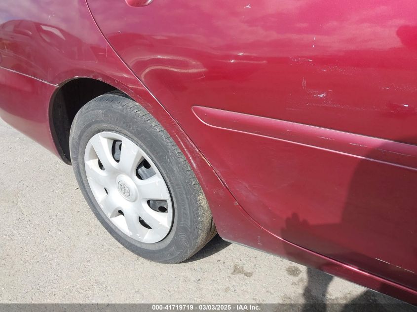 2004 Toyota Camry Le VIN: 4T1BE30K34U296915 Lot: 41719719