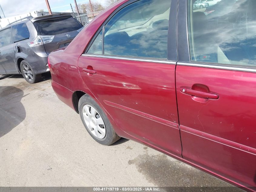 2004 Toyota Camry Le VIN: 4T1BE30K34U296915 Lot: 41719719