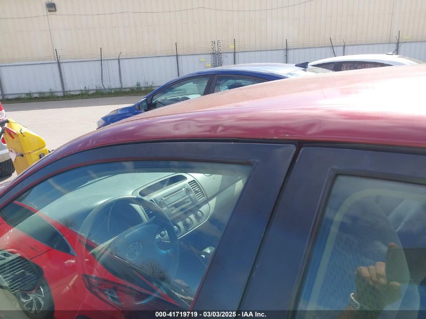 2004 Toyota Camry Le VIN: 4T1BE30K34U296915 Lot: 41719719