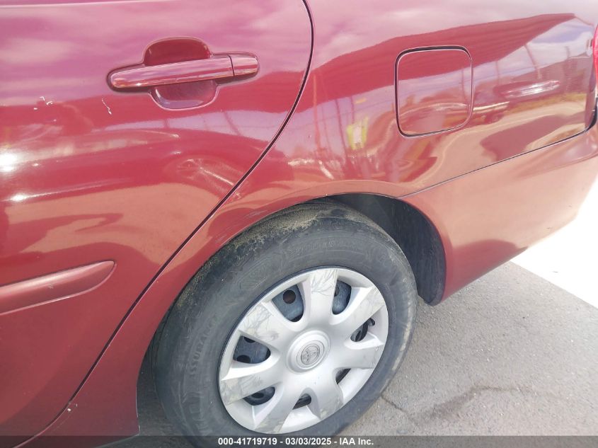 2004 Toyota Camry Le VIN: 4T1BE30K34U296915 Lot: 41719719