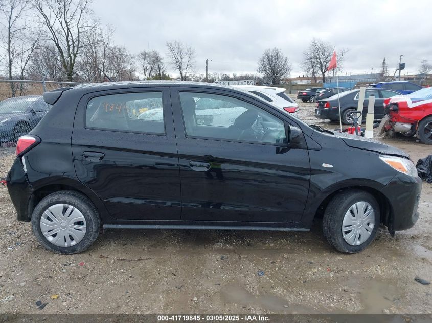 2024 Mitsubishi Mirage Es/Le VIN: ML32AUHJ0RH001077 Lot: 41719845