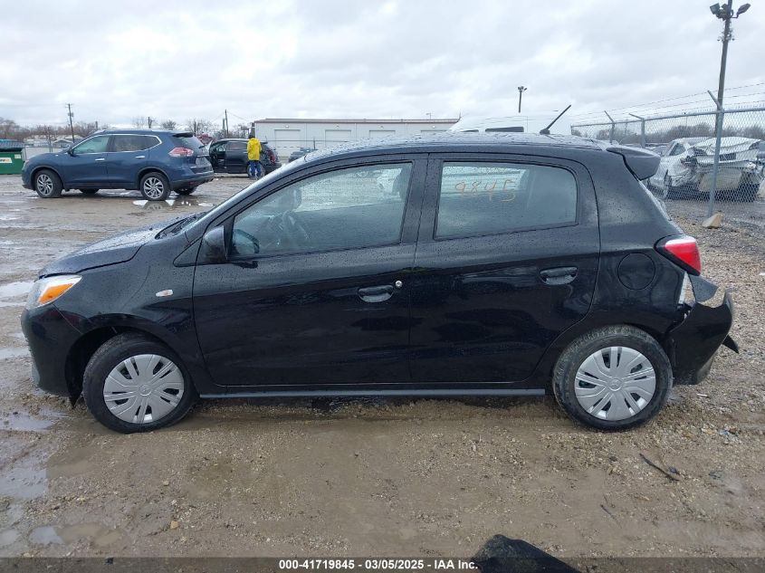 2024 Mitsubishi Mirage Es/Le VIN: ML32AUHJ0RH001077 Lot: 41719845