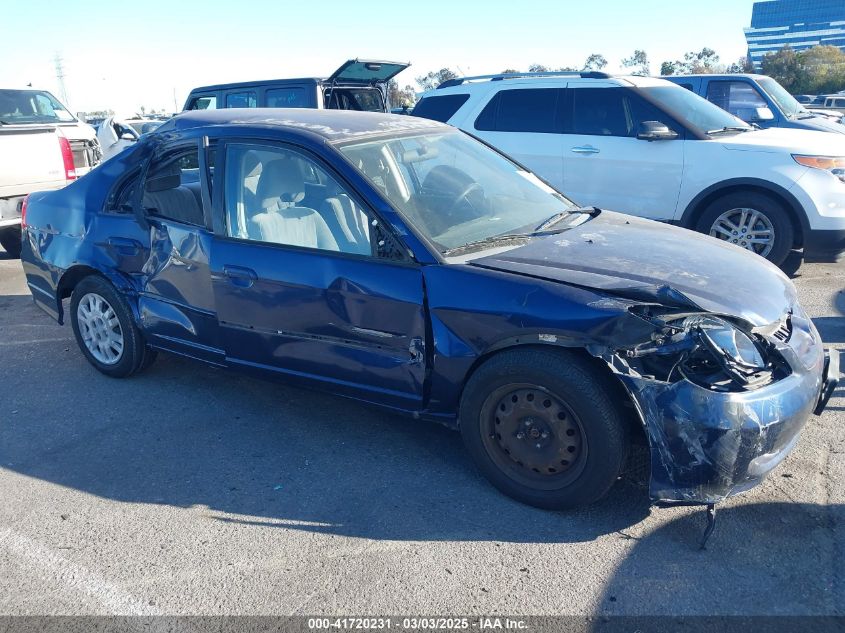 2004 Honda Civic Lx VIN: JHMES165X4S001111 Lot: 41720231