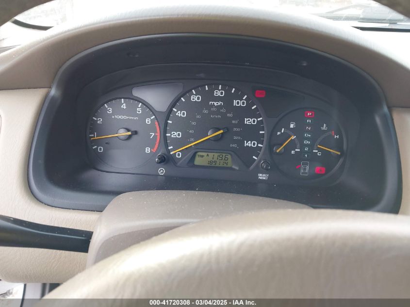 2000 Honda Accord 3.0 Ex VIN: 1HGCG1655YA084681 Lot: 41720308