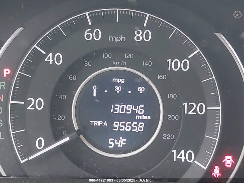 2016 Honda Cr-V Lx VIN: 2HKRM4H3GH711473 Lot: 41721003