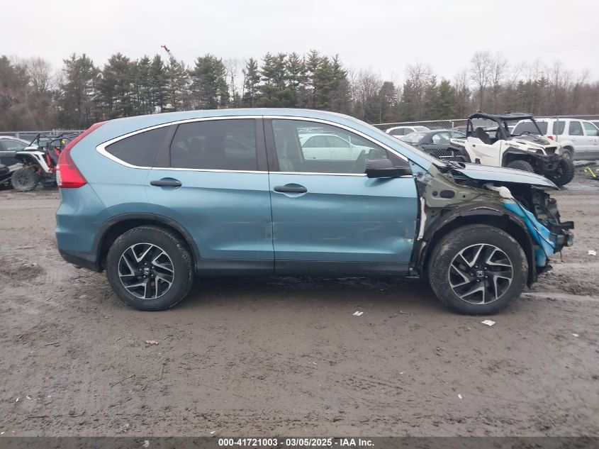 2016 Honda Cr-V Lx VIN: 2HKRM4H3GH711473 Lot: 41721003