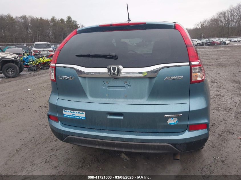 2016 Honda Cr-V Lx VIN: 2HKRM4H3GH711473 Lot: 41721003