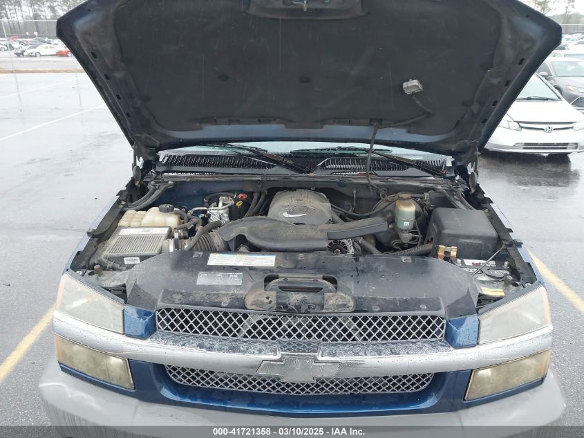 2002 Chevrolet Avalanche 1500 VIN: 3GNEK13T32G222341 Lot: 41721358