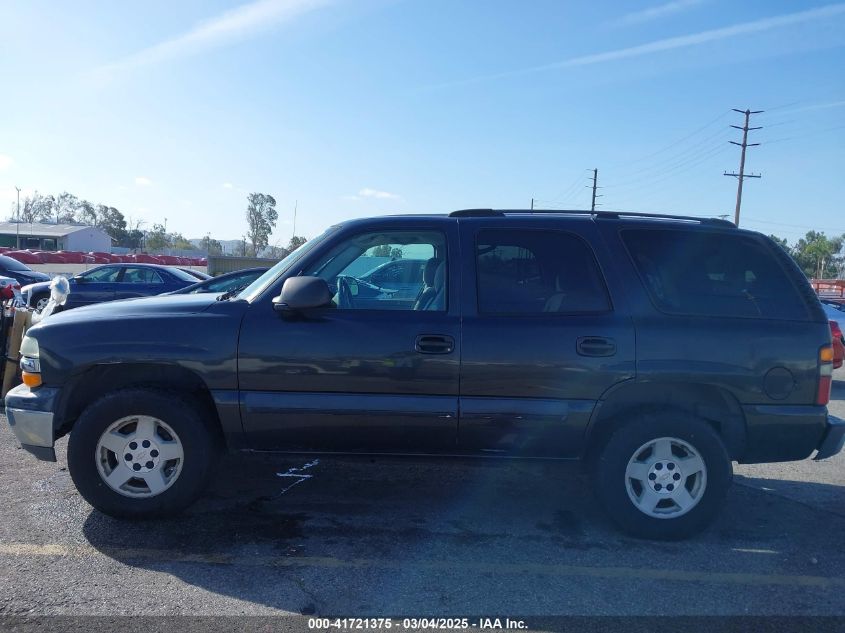 2004 Chevrolet Tahoe Ls VIN: 1GNEC13V24R176647 Lot: 41721375