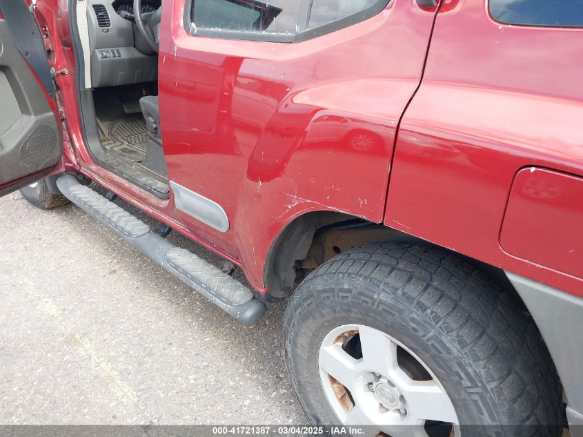 2005 Nissan Xterra S VIN: 5N1AN08WX5C600685 Lot: 41721387