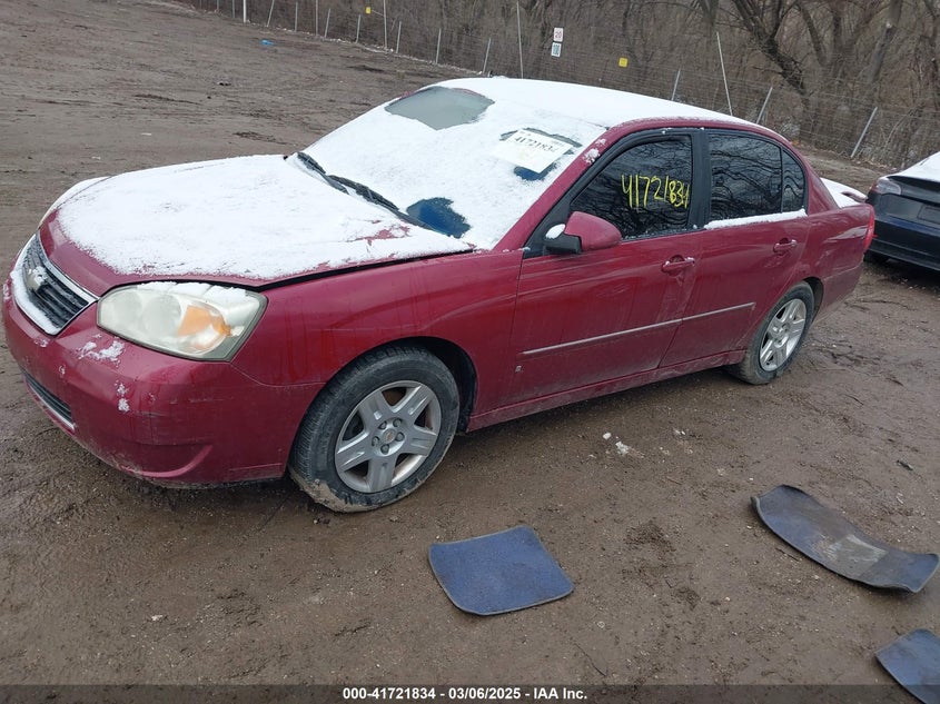 2006 CHEVY MALIBU VIN: 1G1ZT51896F301025