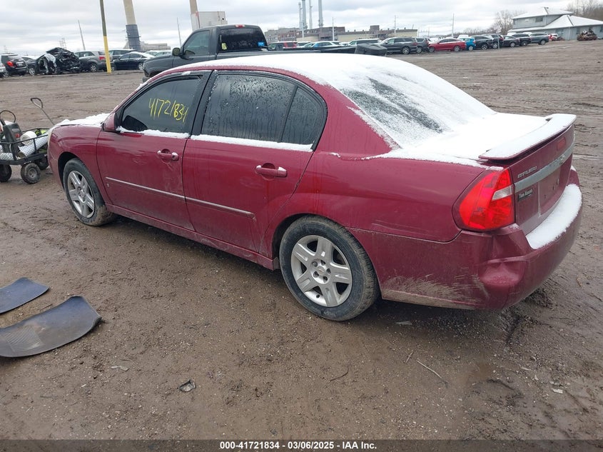 2006 CHEVY MALIBU VIN: 1G1ZT51896F301025
