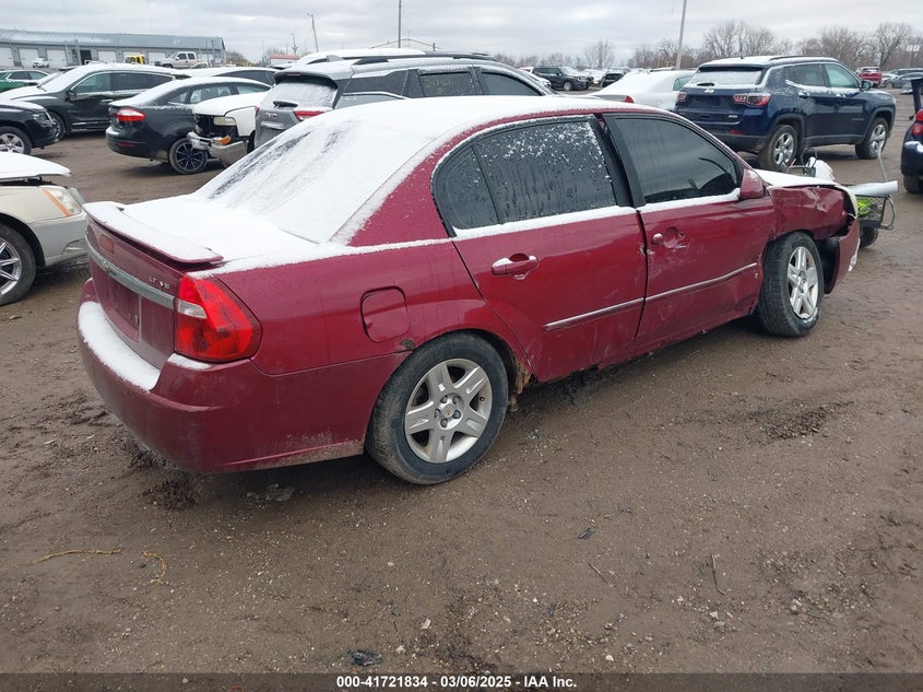 2006 CHEVY MALIBU VIN: 1G1ZT51896F301025