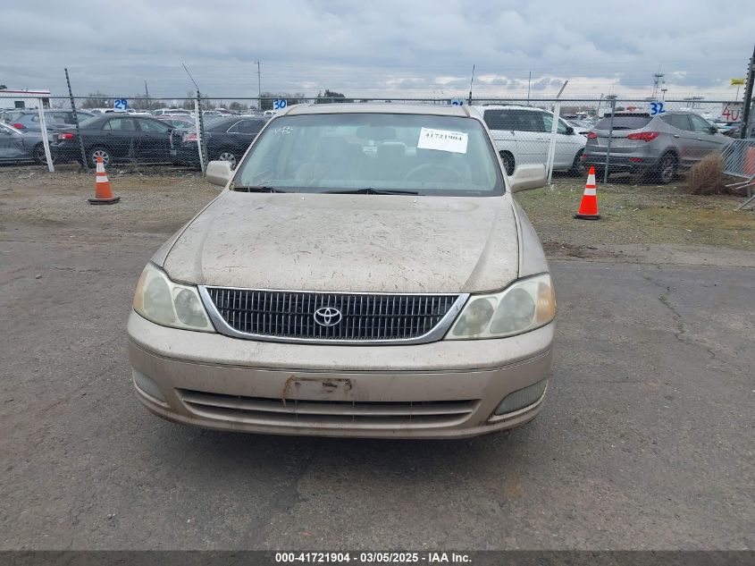 2001 Toyota Avalon VIN: 4T1BF28891U173868 Lot: 41721904