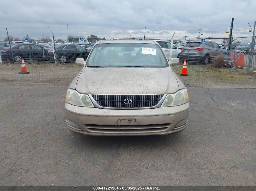 2001 Toyota Avalon VIN: 4T1BF28891U173868 Lot: 41721904
