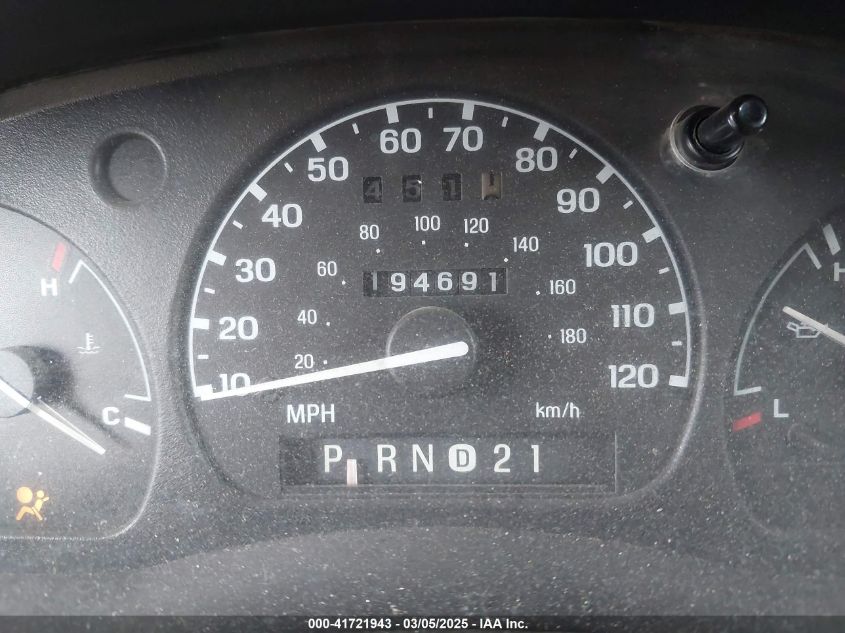 2000 Ford Ranger Xl/Xlt VIN: 1FTYR14V3YTB14556 Lot: 41721943