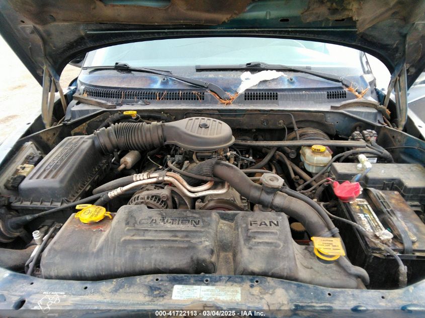 2001 Dodge Durango Slt VIN: 1B4HS28Z81F530711 Lot: 41722113