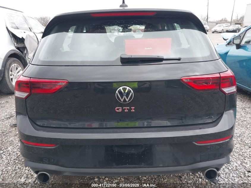 2024 Volkswagen Golf Gti 2.0T Autobahn VIN: WVWVA7CD6RW221476 Lot: 41722150