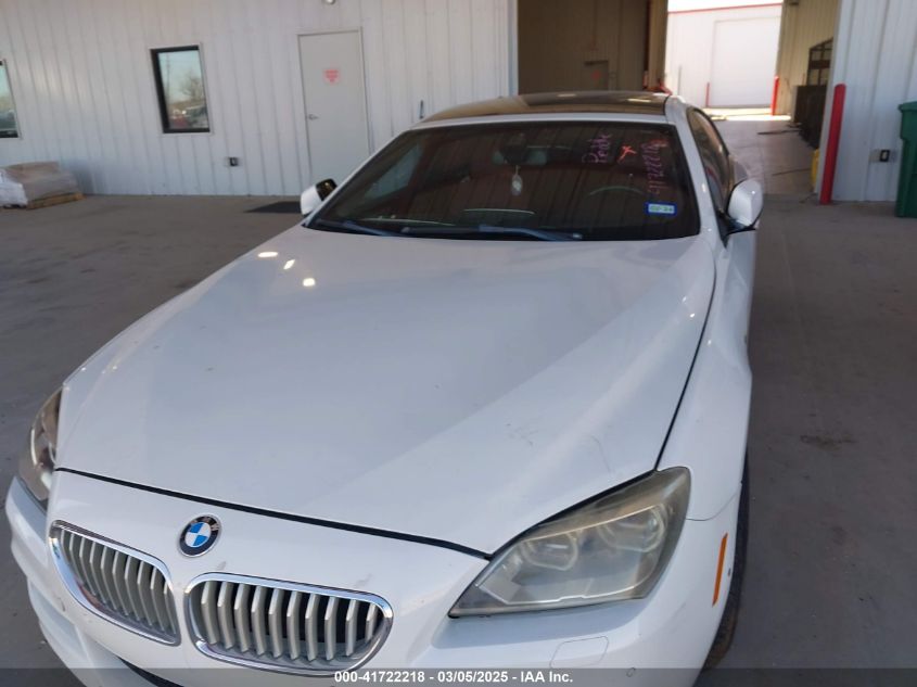 2015 BMW 650I Gran Coupe VIN: WBA6B2C58FGB99399 Lot: 41722218