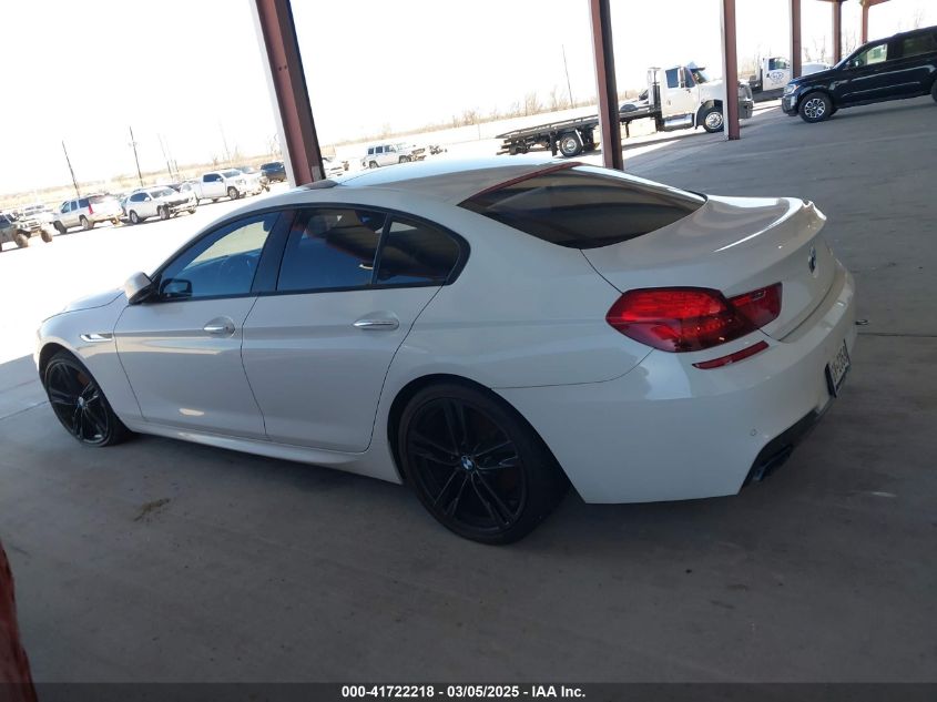 2015 BMW 650I Gran Coupe VIN: WBA6B2C58FGB99399 Lot: 41722218
