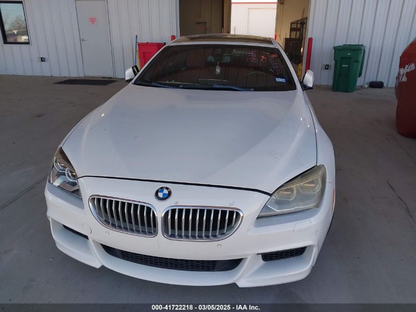 2015 BMW 650I Gran Coupe VIN: WBA6B2C58FGB99399 Lot: 41722218