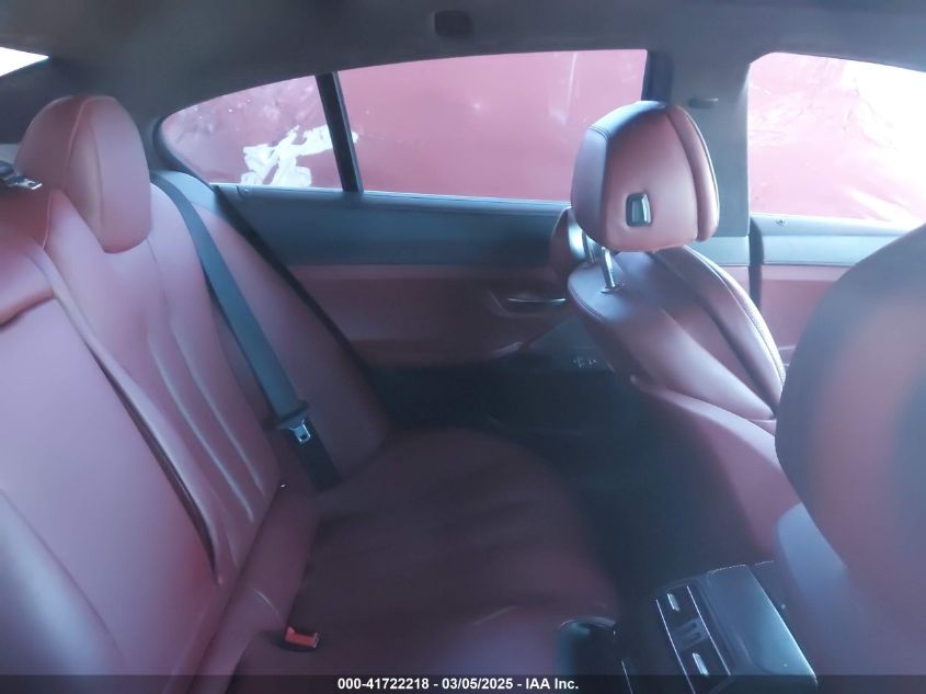 2015 BMW 650I Gran Coupe VIN: WBA6B2C58FGB99399 Lot: 41722218