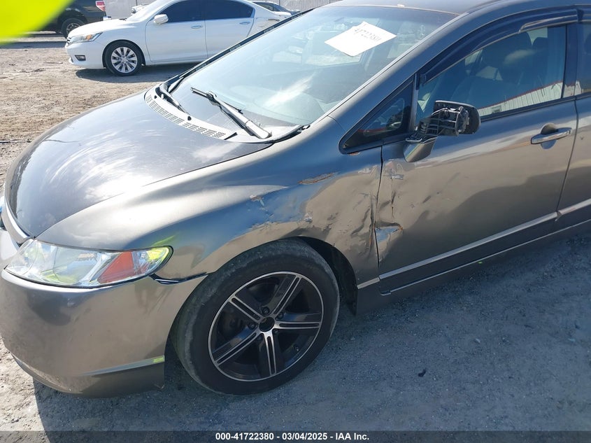 2008 Honda Civic Lx VIN: 2HGFA16508H315292 Lot: 41722380