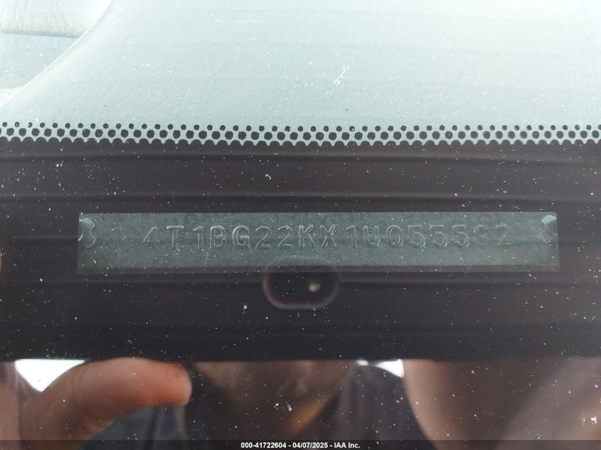 2000 Toyota Camry Le VIN: 4T1BG22K7YU694748 Lot: 41722604