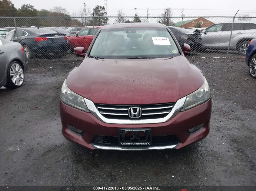 2014 Honda Accord Ex-L VIN: 1HGCR2F86EA296804 Lot: 41722610