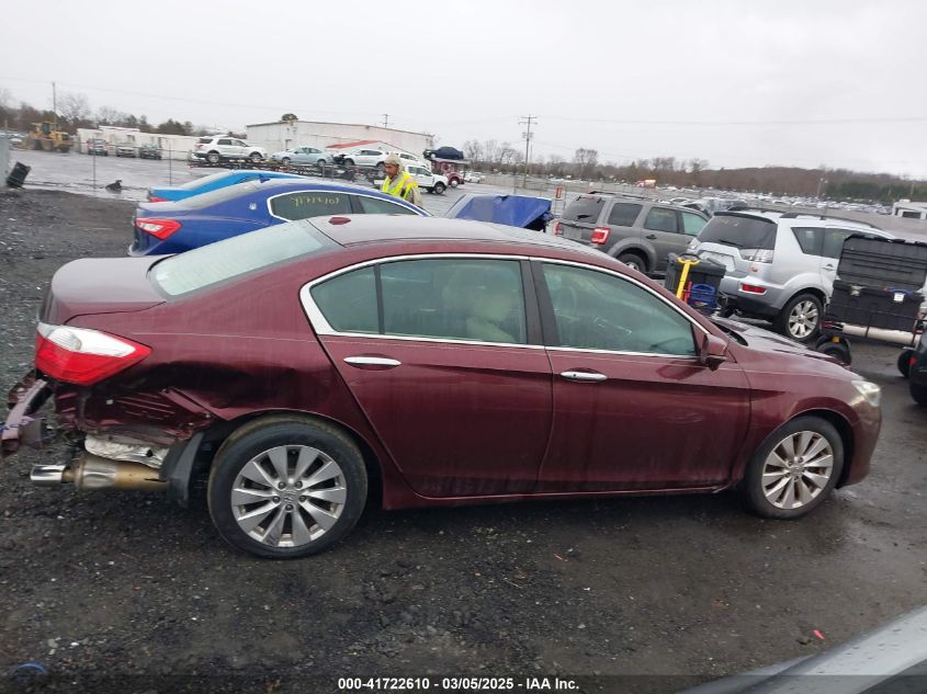 2014 Honda Accord Ex-L VIN: 1HGCR2F86EA296804 Lot: 41722610