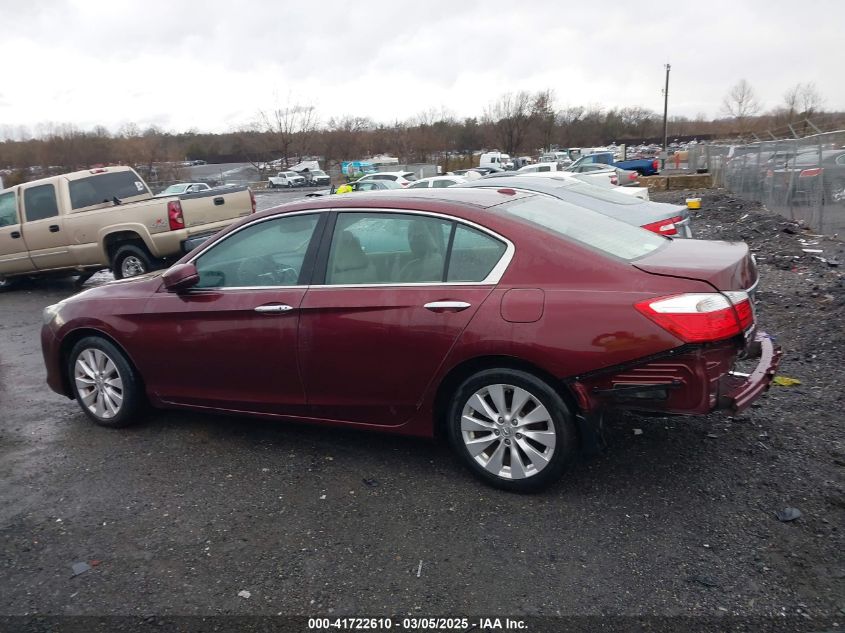 2014 Honda Accord Ex-L VIN: 1HGCR2F86EA296804 Lot: 41722610