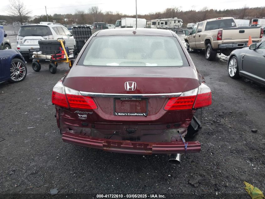 2014 Honda Accord Ex-L VIN: 1HGCR2F86EA296804 Lot: 41722610