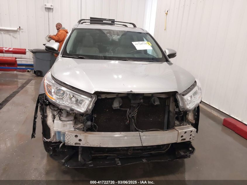2015 Toyota Highlander Limited Platinum V6 VIN: 5TDDKRFH7FS161867 Lot: 41722720