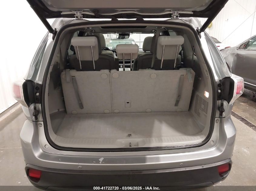 2015 Toyota Highlander Limited Platinum V6 VIN: 5TDDKRFH7FS161867 Lot: 41722720