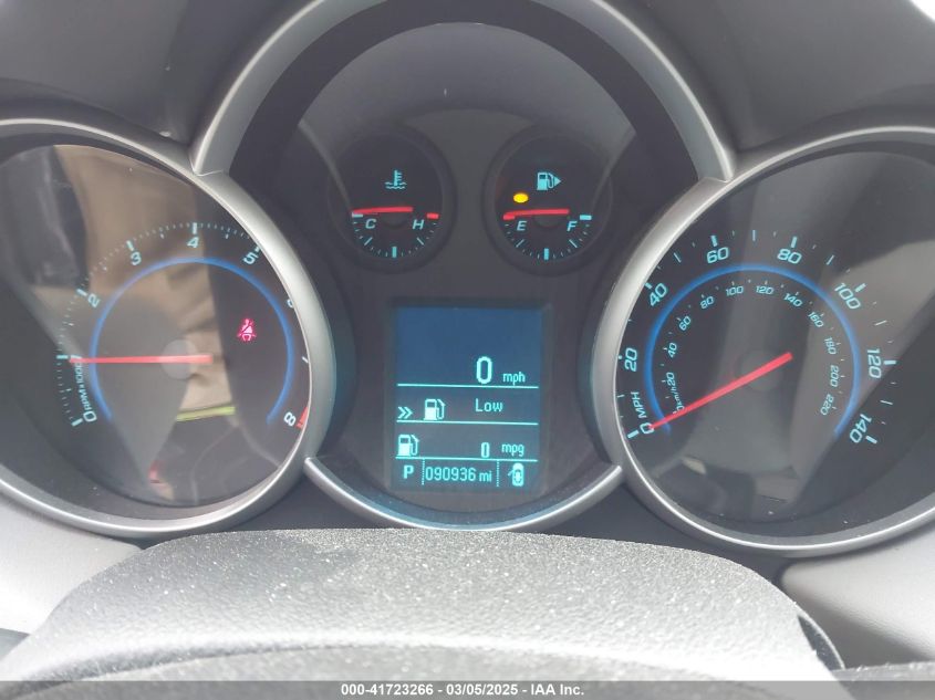 2012 Chevrolet Cruze 1Lt VIN: 1G1PF5SC8C7186974 Lot: 41723266