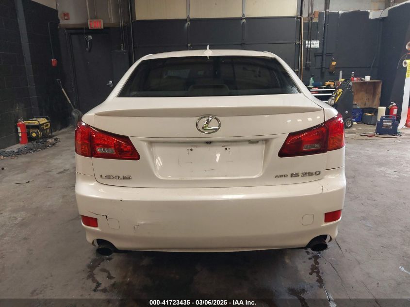 2008 Lexus Is 250 VIN: JTHCK262282024911 Lot: 41723435