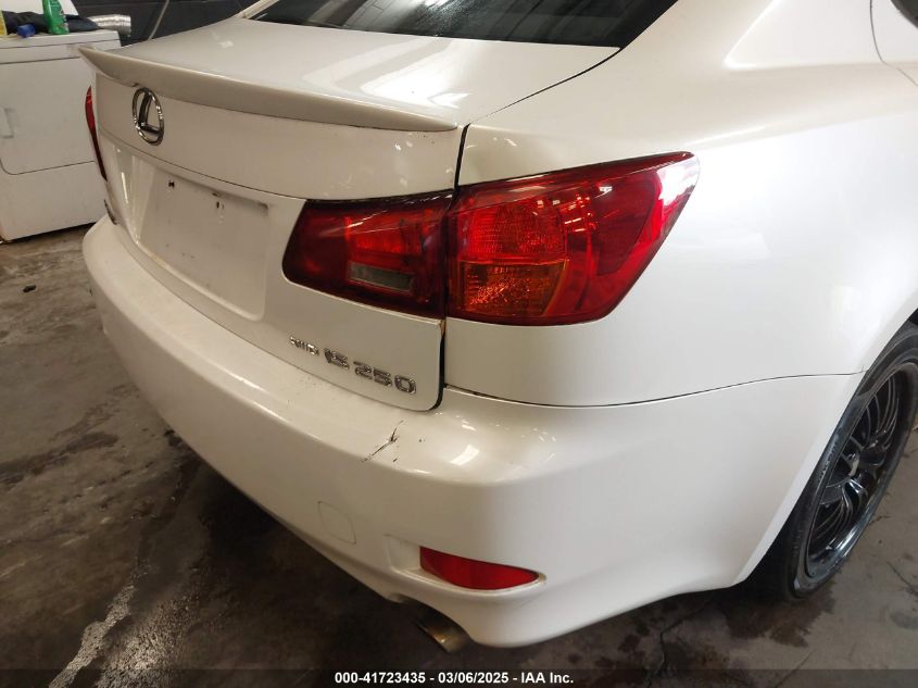 2008 Lexus Is 250 VIN: JTHCK262282024911 Lot: 41723435