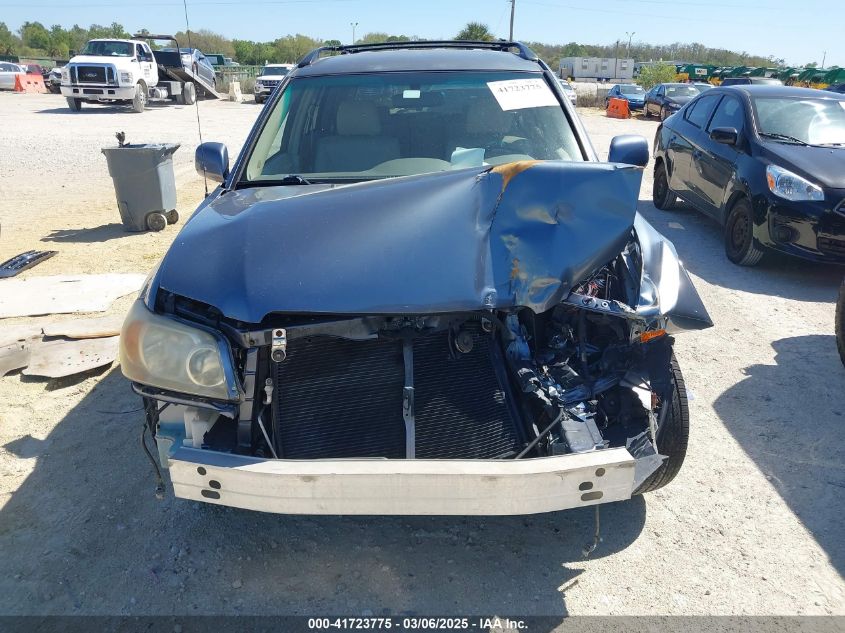 2006 Toyota Highlander VIN: JTEGD21A360143101 Lot: 41723775